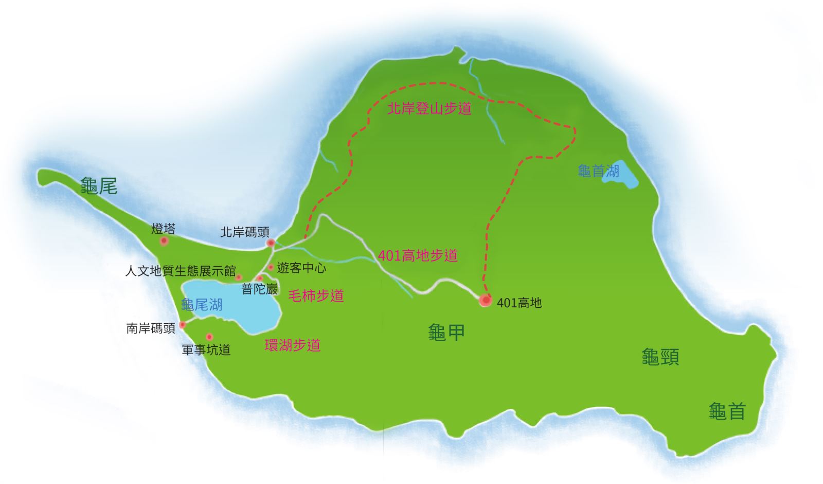 龜山島地圖